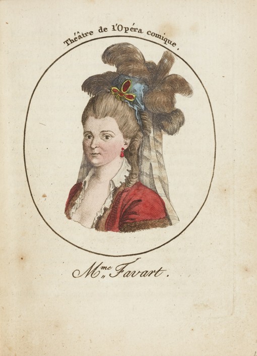 Madame Favart (1727-1772) from Unbekannter Künstler