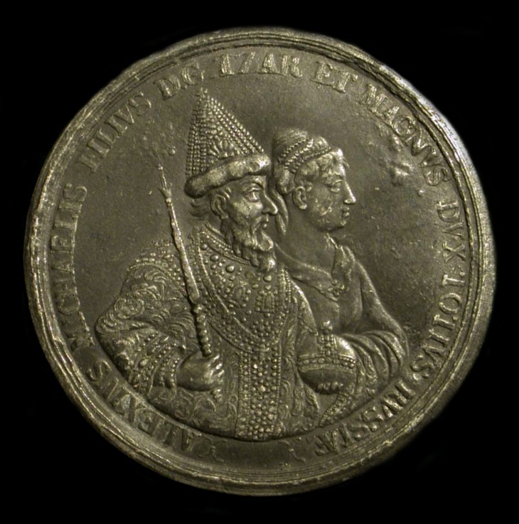 Medal "Tsar Alexis I of Russia" (to celebrate the birth of Peter the Great) from Unbekannter Künstler