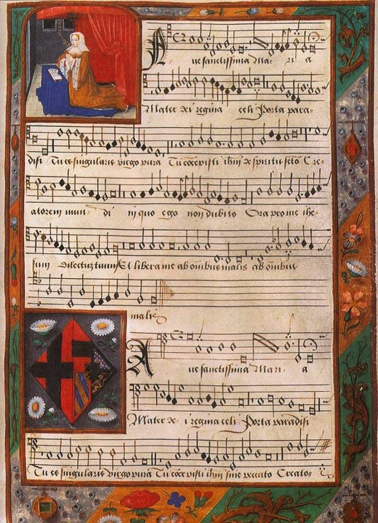 Chansonnier of Margaret of Austria (From Album de Marguerite d'Autriche) from Unbekannter Künstler
