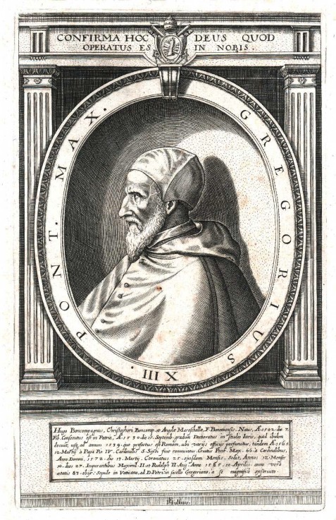 Pope Gregory XIII from Unbekannter Künstler