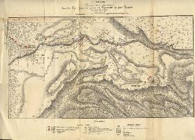 Plan of the Battle at the Choloki River, at the border of Guria on June 4, 1854