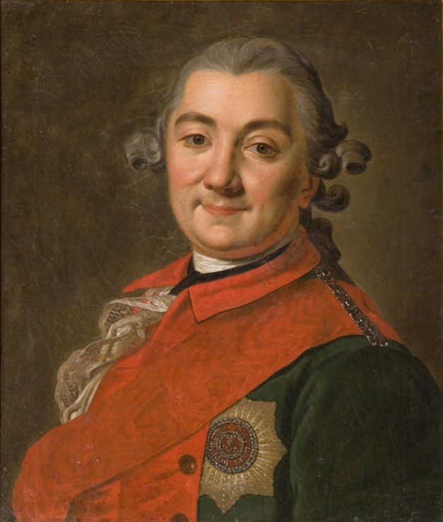 Portrait of the commander-in-chief of the fleet Count Alexey Grigoryevich Orlov of Chesma (1737–1808 from Unbekannter Künstler