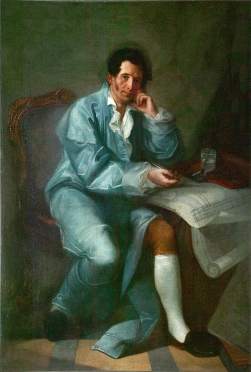 Portrait of the architect Jean-Baptiste Vallin de la Mothe (1729-1800) from Unbekannter Künstler