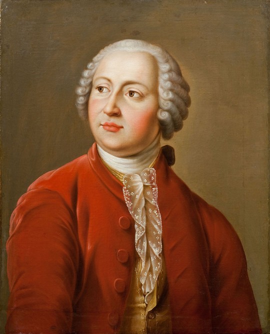 Portrait of the scholar Mikhail V. Lomonosov (1711-1765) from Unbekannter Künstler