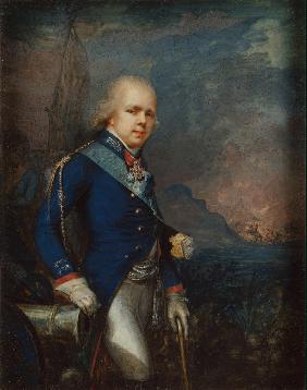 Portrait of Grand Duke Constantine Pavlovich of Russia (1779-1831) before the Battle of Novi