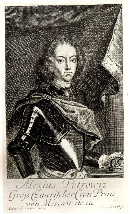 Portrait of Tsarevich Alexei Petrovich of Russia (1690-1718) from Unbekannter Künstler