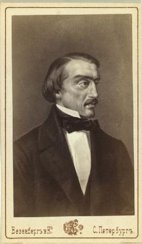 Portrait of the Literary critic and Philosopher Vissarion G. Belinsky (1811-1848)