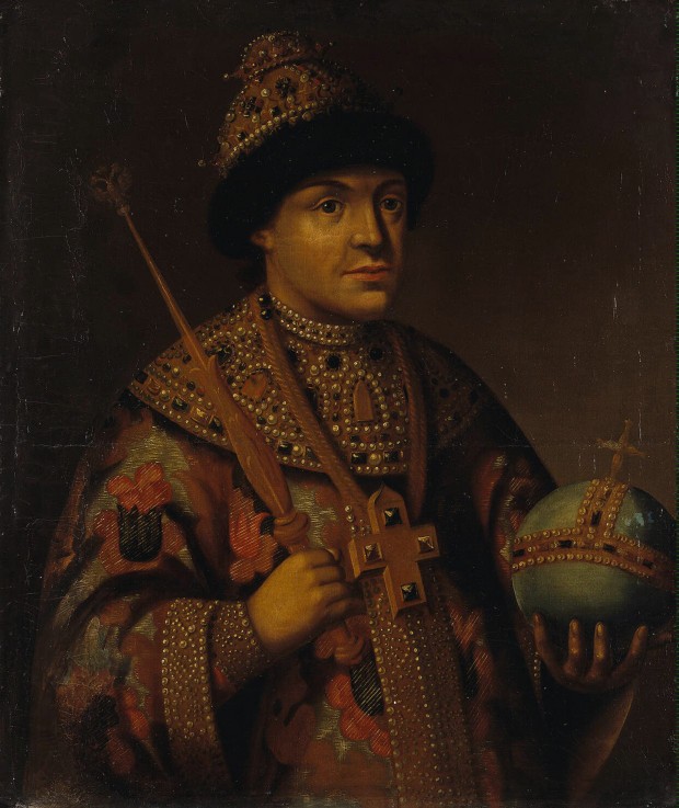 Portrait of the Tsar Feodor (Theodore) III Alexeevich of Russia (1661-1682) from Unbekannter Künstler
