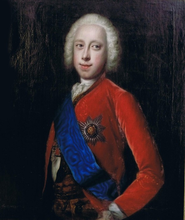 Portrait of the Tsar Peter III of Russia (1728-1762) from Unbekannter Künstler