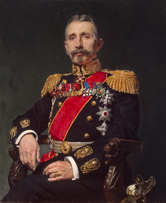 Portrait of Admiral Alexander Ivanovich Rusin (1861-1956) from Unbekannter Künstler