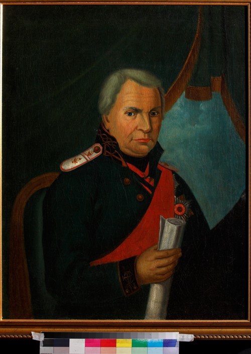 Portrait of Alexander Semyonovich Shishkov (1754-1841) from Unbekannter Künstler