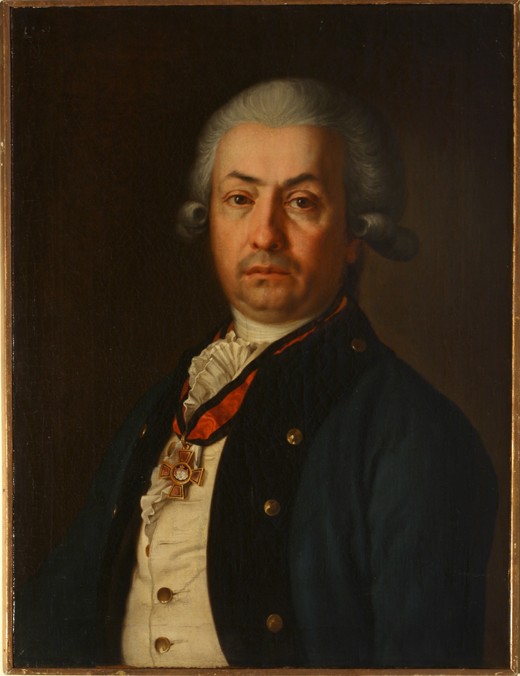 Portrait of Fyodor Jankovic de Mirievo (1741-1814) from Unbekannter Künstler