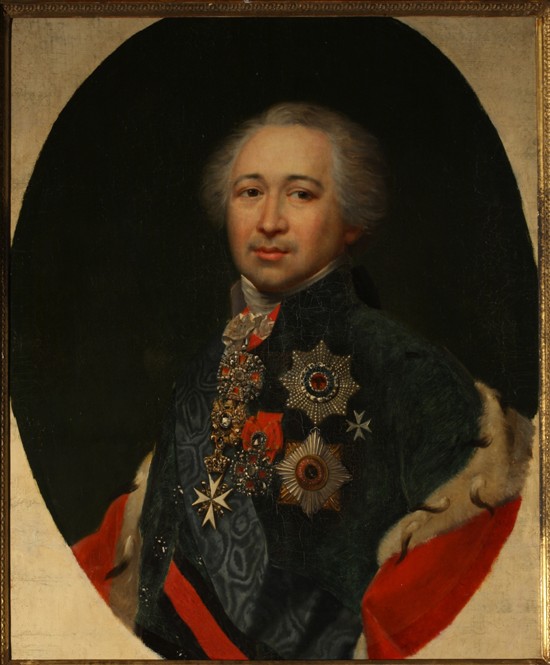 Portrait of Prince Alexander Kurakin (1752-1818) from Unbekannter Künstler