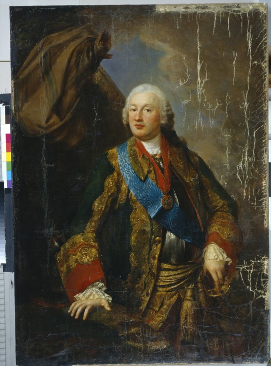 Portrait of Prince Mikhail Nikitich Volkonsky (1713-1788) from Unbekannter Künstler
