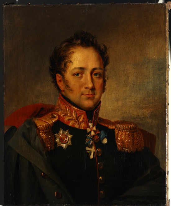 Portrait of General Alexander Alexandrovich Pisarev (1780-1848) from Unbekannter Künstler