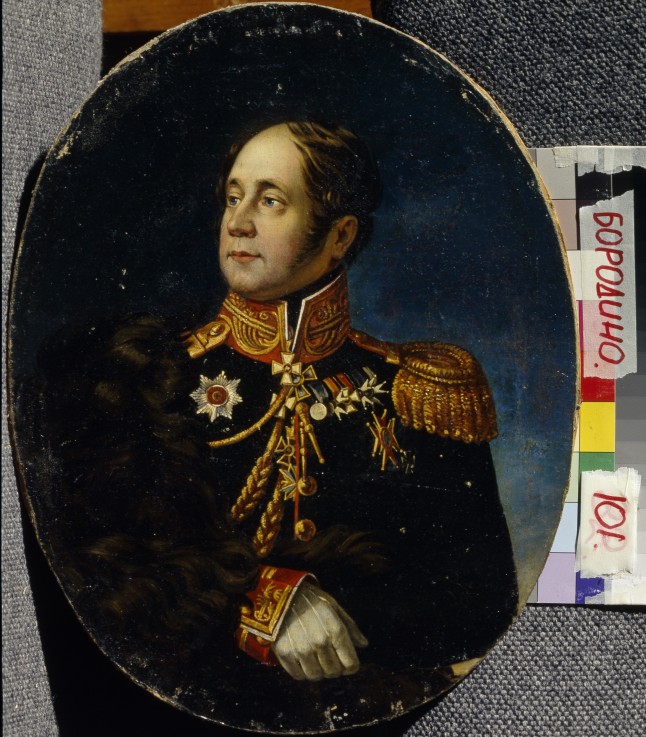 Portrait of General Nikolai Martemyanovich Sipyagin (1785-1828) from Unbekannter Künstler
