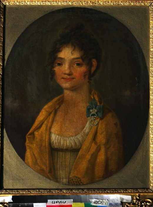 Portrait of Countess Anna Alexeyevna Orlova of Chesma (1785-1848) from Unbekannter Künstler