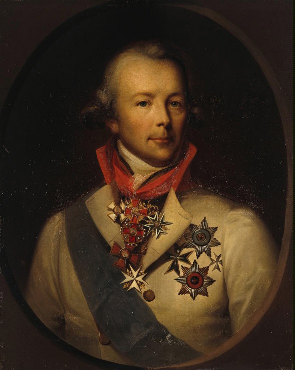 Portrait of Count Peter Ludwig von der Pahlen (1745-1826) from Unbekannter Künstler