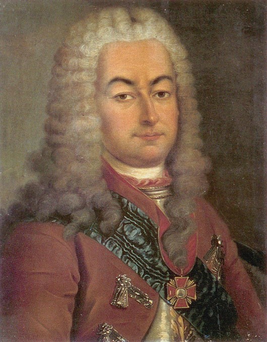 Portrait of Count Semyon Andreyevich Saltykov (1672-1742) from Unbekannter Künstler