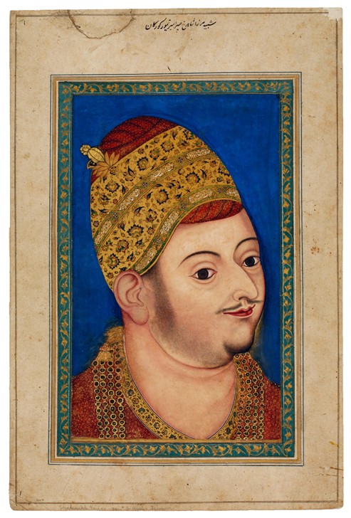 Portrait of Ibrahim Adil Shah II (1556-1627), Sultan of Bijapur from Unbekannter Künstler
