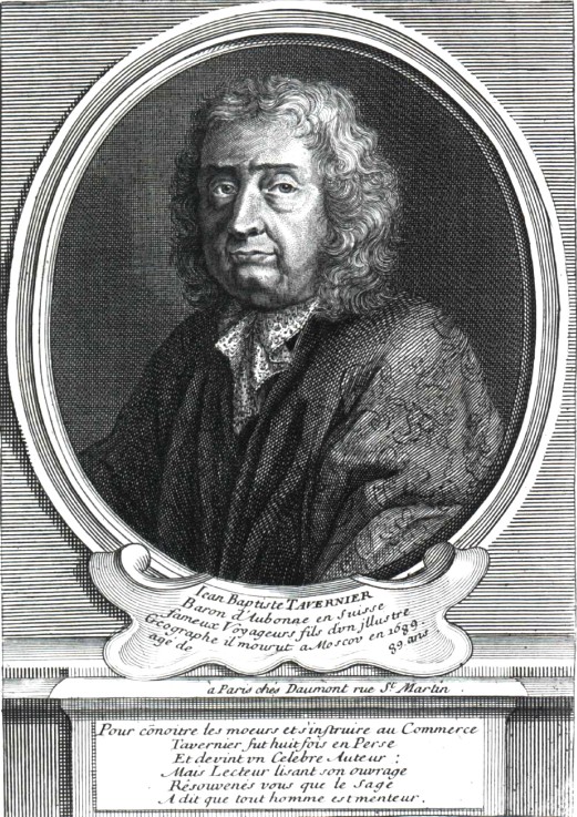 Portrait of Jean Baptiste Tavernier from Unbekannter Künstler