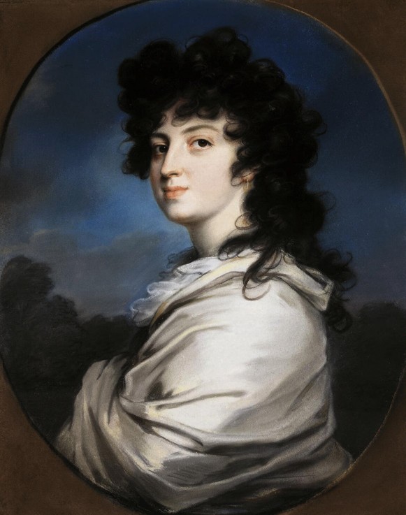 Portrait of Yekaterina Bakunina (1777-1846) from Unbekannter Künstler