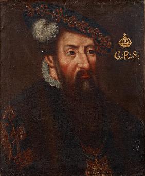 Portrait of the King Gustav I of Sweden (1496-1560)