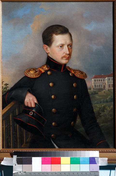 Portrait of Nikolai Semyonovich Korsakov (1819-1889) from Unbekannter Künstler