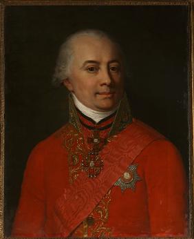 Portrait of the writer Mikhail Nikitich Muravyov (1757-1807)