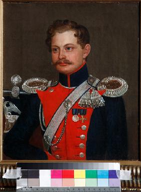 Portrait of a staff captain of 3rd Elisavetgrad Hussar Regiment