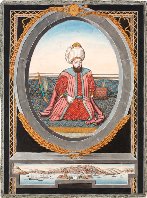 Portrait of Sultan Murad II (1404-1451) from Unbekannter Künstler