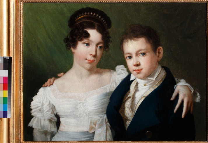 Princess Alexandrine of Prussia (1803-1892) and Prince Albert of Prussia (1809-1872) from Unbekannter Künstler