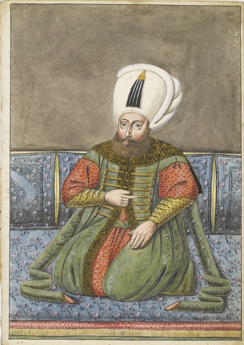 The Sultan Osman I from Unbekannter Künstler