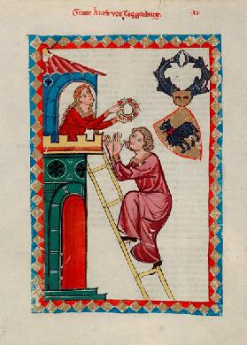 Count Kraft III of Toggenburg (From the Codex Manesse)