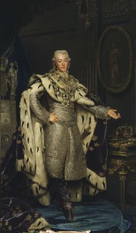 Porträt von König Gustav III von Schweden