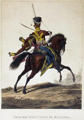 Uniform For Chief Officer Of The Life-guard Achtyrsky Hussar Regiment