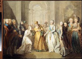Engagement of Grand Duke Alexander Pavlovich and Princess Louise of Baden