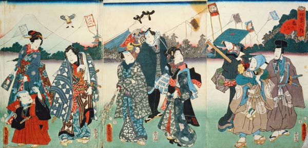 New Year's festival from Utagawa Kunisada