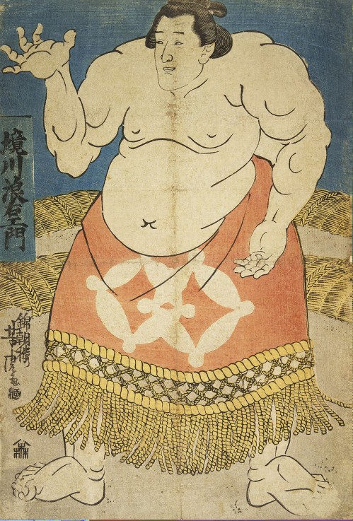 The Sumo Wrestler Sakaigawa Namiemon from Utagawa Yoshitora