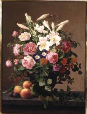 Still Life with Flowers and Fruit