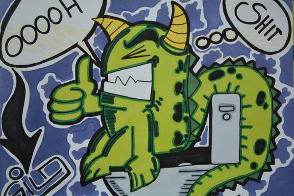 Graffiti Dragon from Vadim Gild