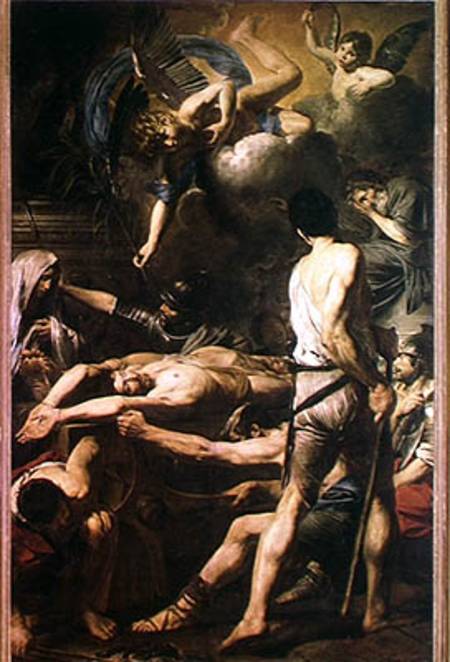 Martyrdom of St. Processus and St. Martinian from Valentin de Boulogne