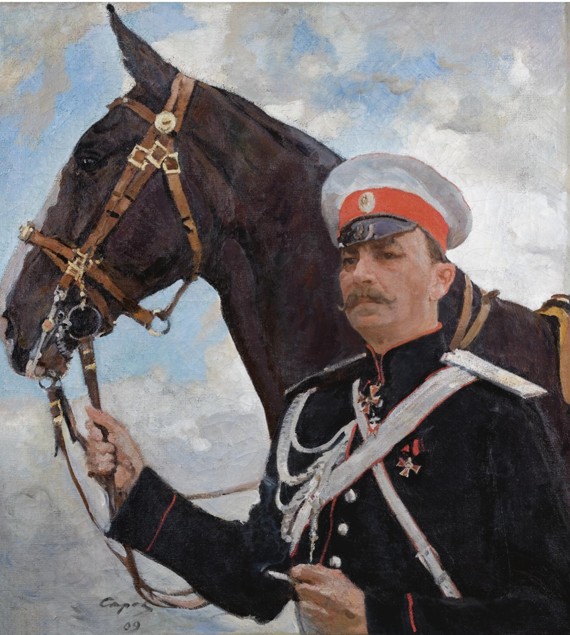 Portrait of Prince Felix Yusupov, Count Sumarokov-Elston (1856-1928) from Valentin Alexandrowitsch Serow