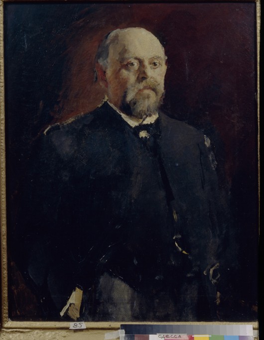 Portrait of Savva Mamontov (1841-1918) from Valentin Alexandrowitsch Serow
