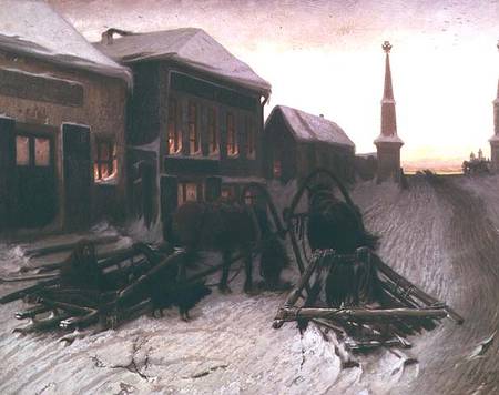 The Last Tavern at the City Gates from Vasili Grigorevich Perov