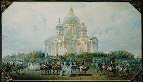 The Trinity Cathedral in St. Petersburg, 1850