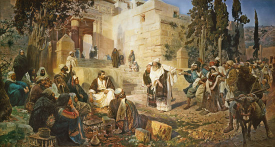 Christ and the sinner from Vasilij Dimitrijewitsch Polenov