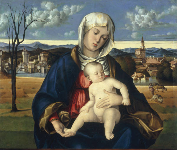 Mary with Child /Venetian Paint./ C16th from Venezianisch