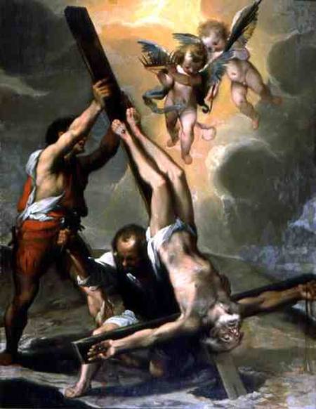 The Crucifixion of Saint Peter from Ventura di Arcangelo Salimbeni