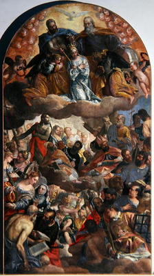 Coronation of the Virgin, 1586 (oil on canvas) from Veronese, Paolo (aka Paolo Caliari)